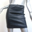 The Row Loattan Leather Mini Skirt Navy Size 2
