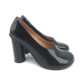 Bottega Veneta Atomic Pumps Black Polished Leather Size 38