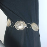 Vintage Navajo Sterling Silver Concho Belt 40"
