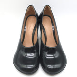 Bottega Veneta Atomic Pumps Black Polished Leather Size 38