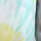 ATM Anthony Thomas Melillo Tie Dye Mini Dress Yellow/Blue Cotton Size Medium