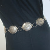 Vintage Navajo Sterling Silver Concho Belt 40"