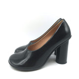 Bottega Veneta Atomic Pumps Black Polished Leather Size 38