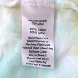 ATM Anthony Thomas Melillo Tie Dye Mini Dress Yellow/Blue Cotton Size Medium