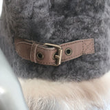 Brunello Cucinelli Fox Fur-Collar Shearling Vest Dark Gray Size 42