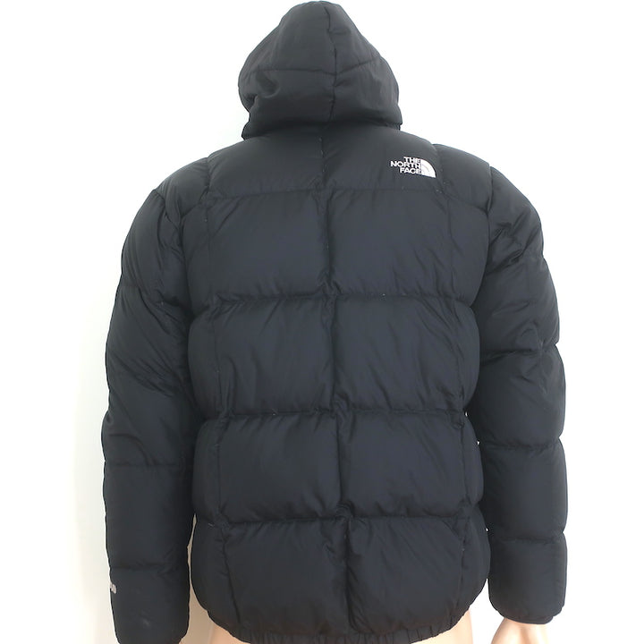 The North Face Boys 550 Reversible Down Jacket Plaid &amp; Black Size Extra Large