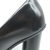 Bottega Veneta Atomic Pumps Black Polished Leather Size 38