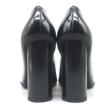 Bottega Veneta Atomic Pumps Black Polished Leather Size 38