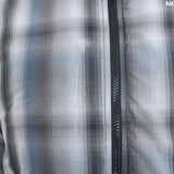 The North Face Boys 550 Reversible Down Jacket Plaid & Black Size Extra Large