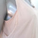 Brazeau Tricot Racerback Maxi Dress Blush Silk Size 3