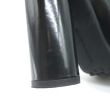 Bottega Veneta Atomic Pumps Black Polished Leather Size 38