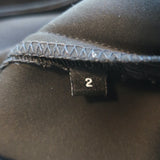 The Row Sleeveless Mini Sheath Dress Black Size 2