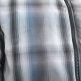 The North Face Boys 550 Reversible Down Jacket Plaid & Black Size Extra Large