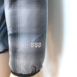 The North Face Boys 550 Reversible Down Jacket Plaid & Black Size Extra Large