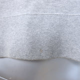 Mihara Yasuhiro Open-Back Crewneck Sweatshirt Heather Gray Cotton Size 36