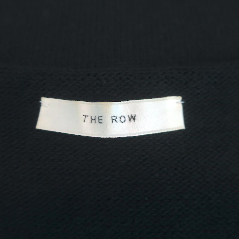 The Row Knit Tank Top Black Cotton-Blend Size Large