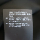 Saint Laurent Midi Slip Dress Black Satin Size 38