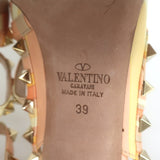 Valentino Native Couture 1975 Rockstud Ankle Straps Pumps Multicolor Size 39