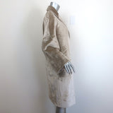 Brunello Cucinelli Velvet Cocoon Coat Gold Size 40