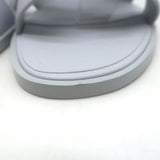 Hermes Santorini Ankle Strap Sandals Glacier Blue Epsom Leather Size 38.5 NEW