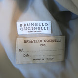 Brunello Cucinelli Velvet Cocoon Coat Gold Size 40