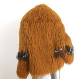 Dries Van Noten Feather-Trimmed Faux Fur Coat Mustard Size Medium