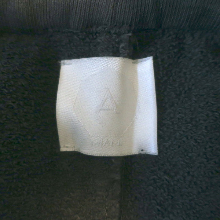 Alchemist Bandana-Trim Sweatpants Gray Size Small Side-Zip Track Pants