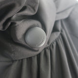 Givenchy Logo-Hood Windbreaker Bomber Jacket Black Size 38