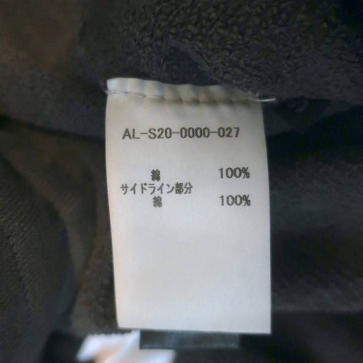 Alchemist Bandana-Trim Sweatpants Gray Size Small Side-Zip Track Pants