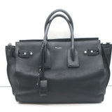 Saint Laurent Small Sac De Jour Bag Black Grained Leather Crossbody Tote