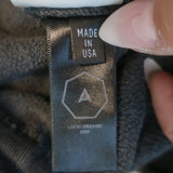 Alchemist Bandana-Trim Sweatpants Gray Size Small Side-Zip Track Pants