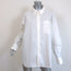 Mother The Roomie Frenchie Shirt White Cotton Size Medium Long Sleeve Blouse NEW