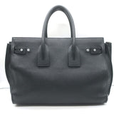 Saint Laurent Small Sac De Jour Bag Black Grained Leather Crossbody Tote