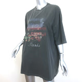 Balenciaga Paris Oversized T-Shirt Gray Vintage Jersey Size Large Unisex