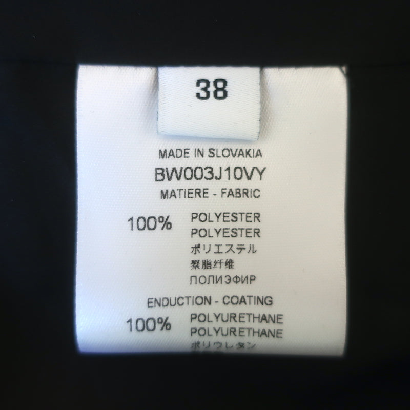 Givenchy Logo-Hood Windbreaker Bomber Jacket Black Size 38