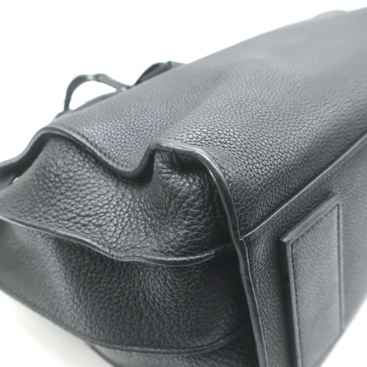 Saint Laurent Small Sac De Jour Bag Black Grained Leather Crossbody Tote