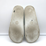 Gucci Original Pursuit Pool Slides White Leather Size 38 Flat Sandals