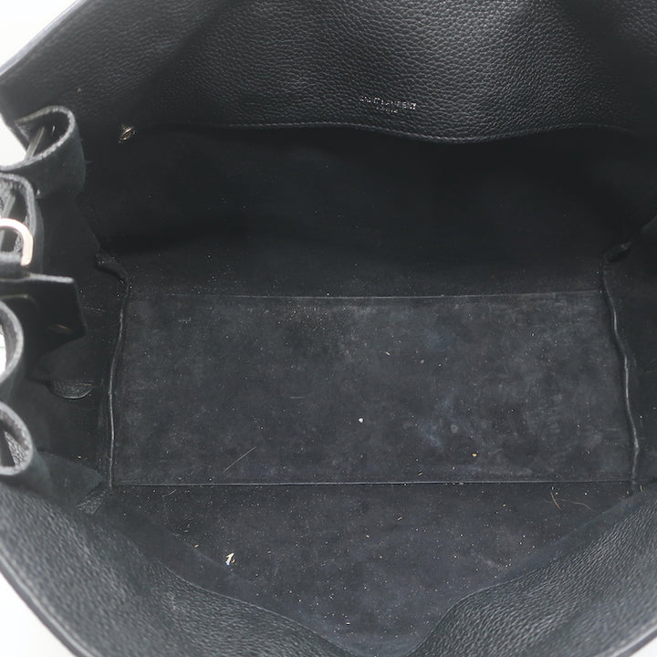 Saint Laurent Small Sac De Jour Bag Black Grained Leather Crossbody Tote