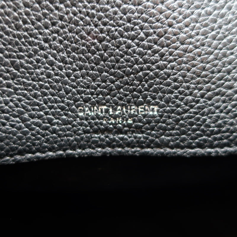 Saint Laurent Small Sac De Jour Bag Black Grained Leather Crossbody Tote