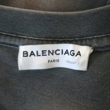 Balenciaga Paris Oversized T-Shirt Gray Vintage Jersey Size Large Unisex