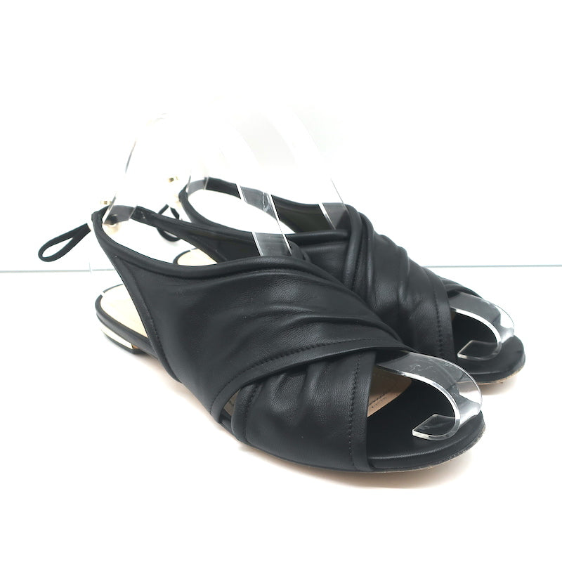 Leather sandals Nicholas Kirkwood Black size 37 EU in Leather