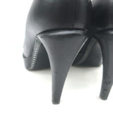 Chanel cap-toe platform pumps in black leather and patent, size 35.5 - pre-owned luxury with authentic wear