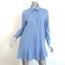 Tuckernuck Callahan Shirtdress Chambray Cotton Size Small Long Sleeve Mini Dress