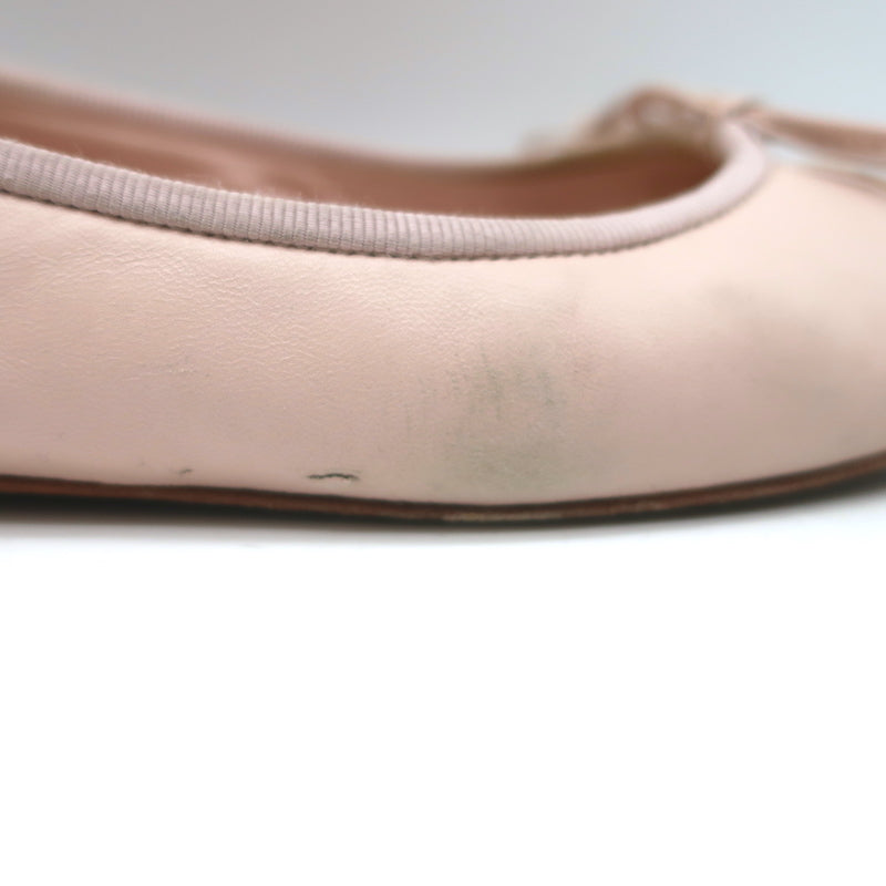 Chanel Coco Jazz Cap Toe Ballet Flats Light Pink Leather & Beige Paten –  Celebrity Owned