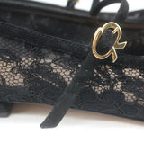 Gianvito Rossi Claudia Lace Pointed Toe Ballet Flats Black Size 39