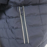 Brunello Cucinelli Monili-Trim Short Sleeve Down Puffer Jacket Black Size 42