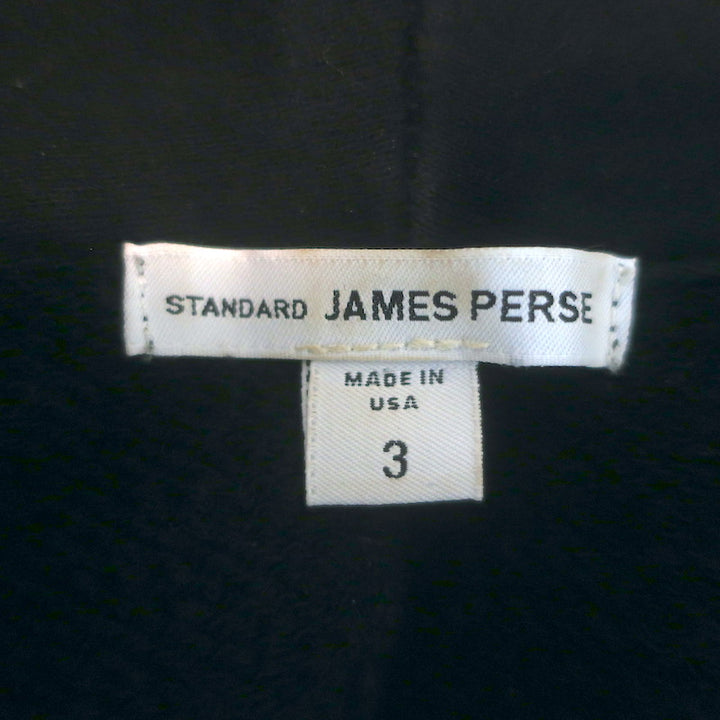 James Perse Shawl Collar Cotton Knit Blazer Black Size 3 One-Button Jacket