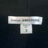 James Perse Shawl Collar Cotton Knit Blazer Black Size 3 One-Button Jacket
