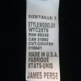 James Perse Shawl Collar Cotton Knit Blazer Black Size 3 One-Button Jacket