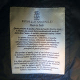 Brunello Cucinelli Monili-Trim Short Sleeve Down Puffer Jacket Black Size 42